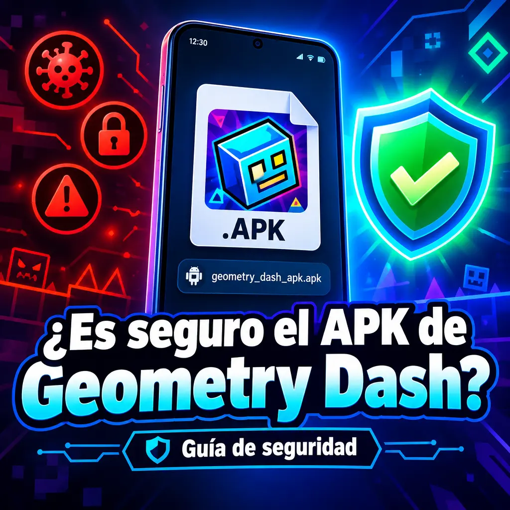 ¿Es seguro el APK de Geometry Dash? Guía de seguridad